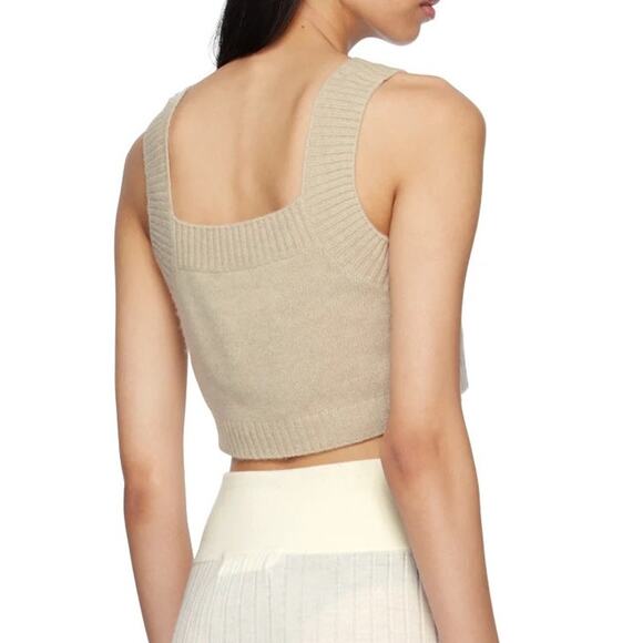 Lisa Yang Winnie Shorts Barbara Bralette Crop Size 1 S / M Sand Cashmere Sweater - Picture 7 of 16